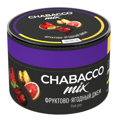 Chabacco Mix 50 Pink jam (Фруктово-ягодный джем)