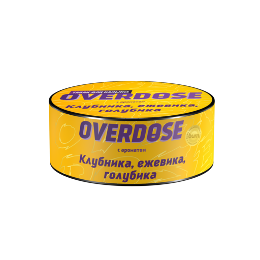 (M) Overdose 25гр. Brumblebee (Клубника, Ежевика, Голубика)