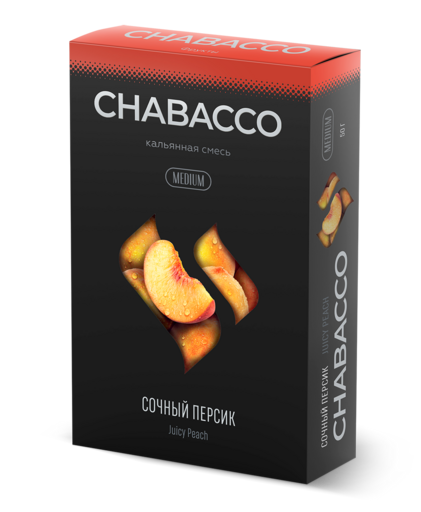 Chabacco 50 Juicy Peach (Сочный персик)