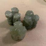 Обезьяны "ничего не слышу ничего не вижу ничего не говорю" зеленые