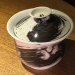 Madina Ceramics Гайвань фарфор черные мазки #99008