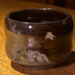 Madina Ceramics Пиала спираль черная #99025