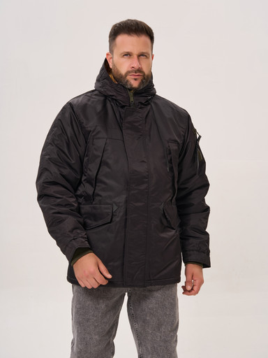 Куртка HUSKY SHORT 2.0 BLACK/SILVER