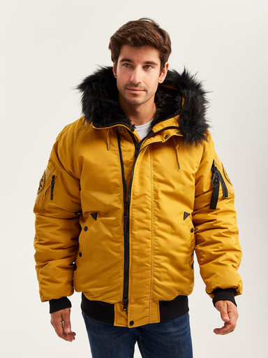 Куртка N2B COMPASS YELLOW/BLACK