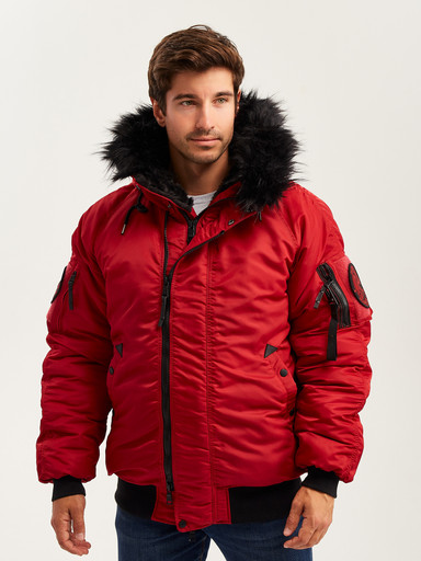 Куртка N2B COMPASS RED/BLACK