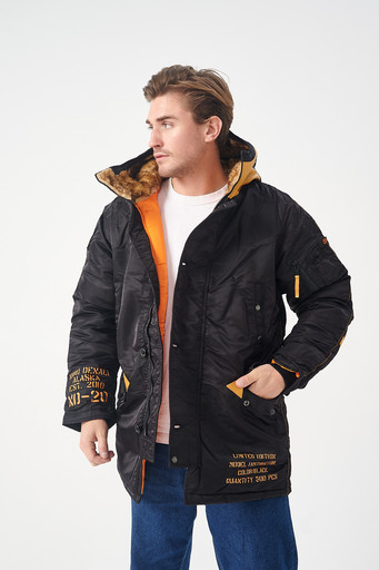 Куртка N3B INSTRUCTOR BLACK/ORANGE