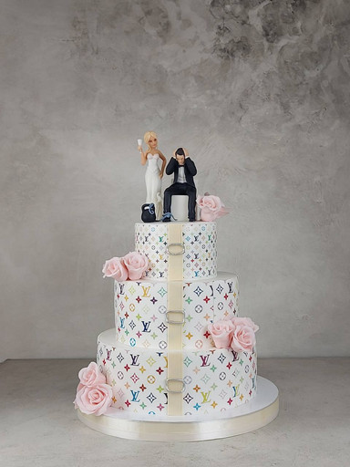 Свадебный торт "Louis Vuitton"