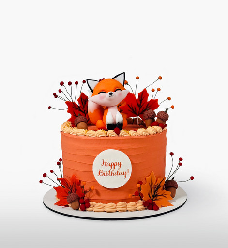 Торт «Лисёнок в лесу»
