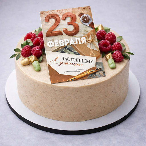 Торт "Классика 23 февраля"