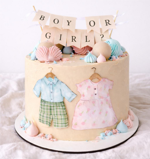 Гендерный торт " Сладкий выбор"