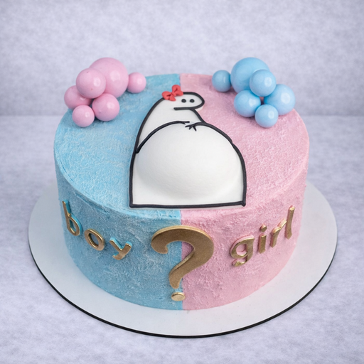 Гендерный торт "Секрет в ожидании"