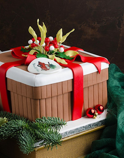 Торт "Новогодний подарок"