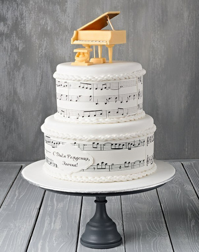 Детский торт хобби "Музыка"