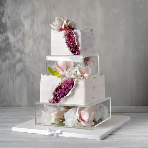 Свадебный торт с карамельной жеодой