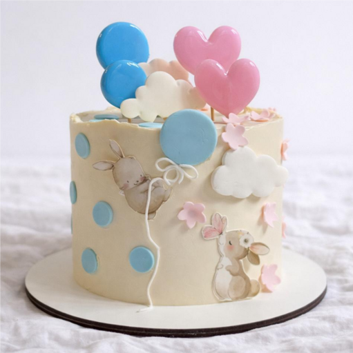 Гендерный торт "Сюрприз Зайчиков"