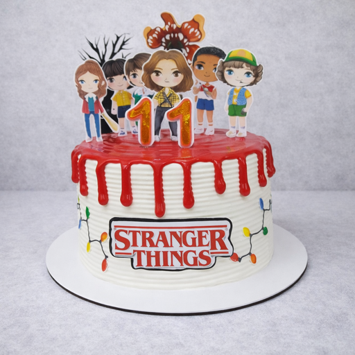 Торт "Друзья навсегда" (Очень странные дела)