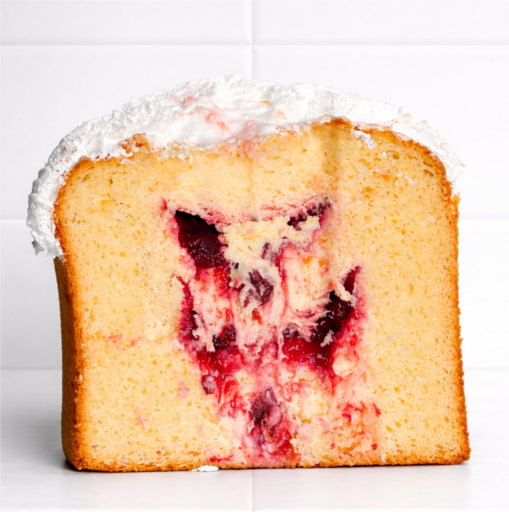 Пасхальный кулич с центром "Ваниль-вишня"