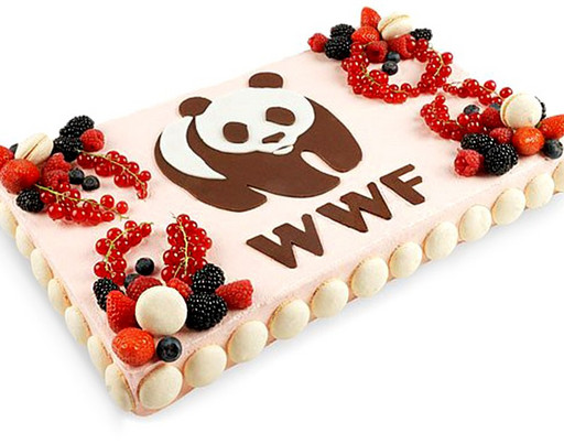 Корпоративный торт `WWF`