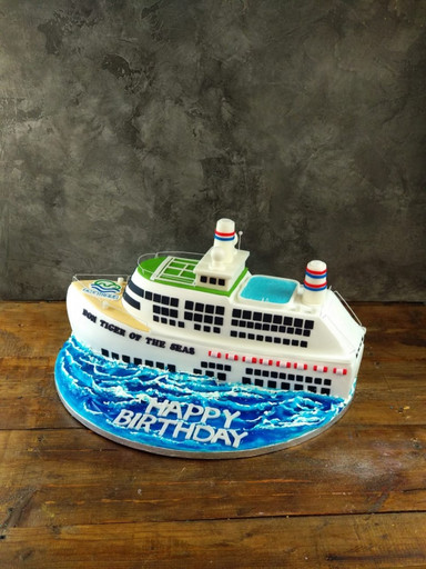 Корпоративный торт "Корабль" 3D