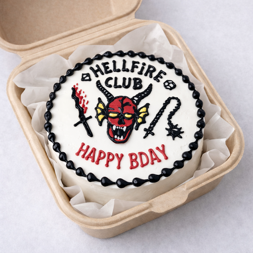 Бенто-торт "Hellfire"(Очень странные дела)