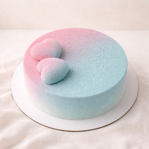 Гендерный торт "Velvet heart"