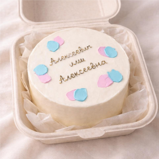Бенто-торт "Алексеевич или Алексеевна"