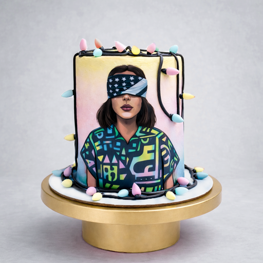 Торт "Она чувствует иначе"(Очень странные дела)