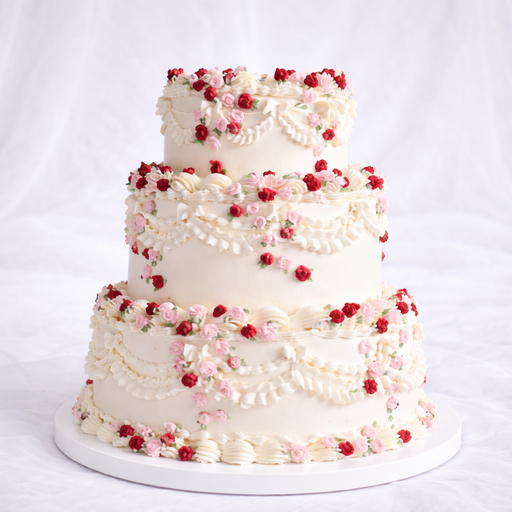 Свадебный торт "Цветочный сад"