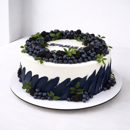 Торт "Черничный акцент"