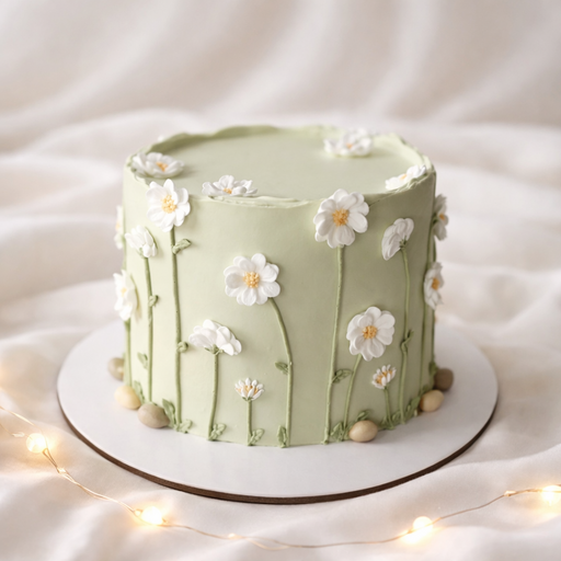Торт "Ромашковая полянка"