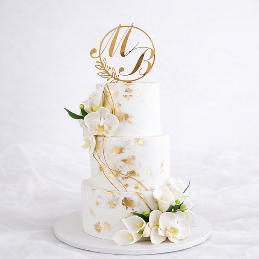 Свадебный торт "Орхидея"