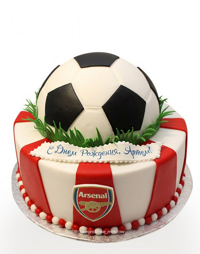 Праздничный торт "Футбол"