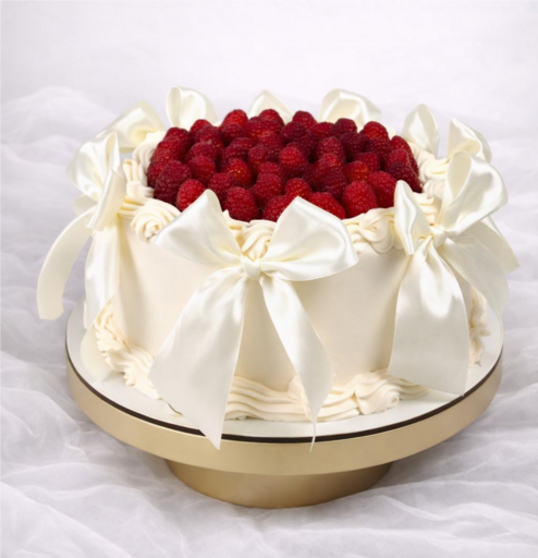 Торт "Малиновый шёлк"