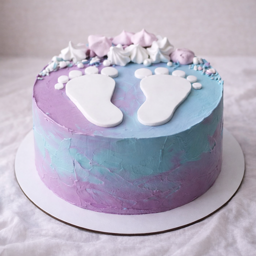 Гендерный торт "Baby steps"