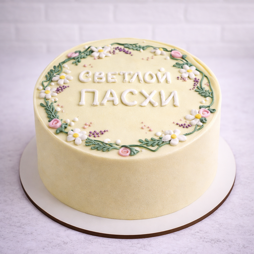 Пасхальный торт "Светлый венок"