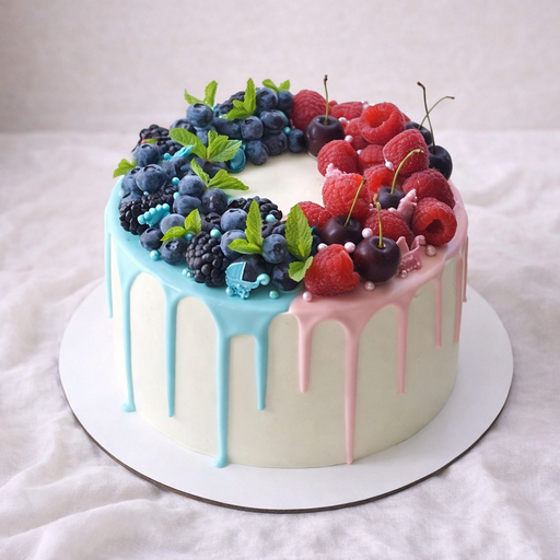 Гендерный торт "Ягодный BOOM"