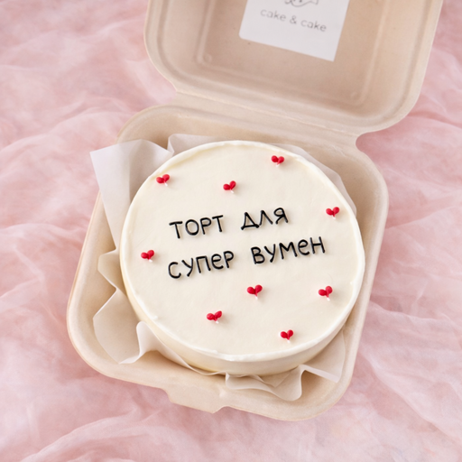 Бенто-торт "Супер Вумен"