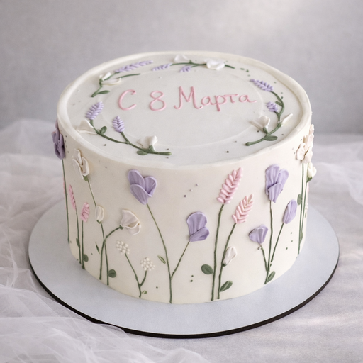 Торт "Лавандовое утро"