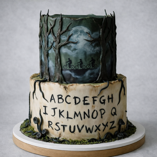 Торт "По ту сторону Хокинса"