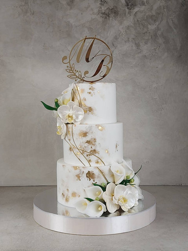 Свадебный торт "Орхидея"