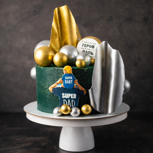 Торт в подарок для мужчины "У нас есть герой..."