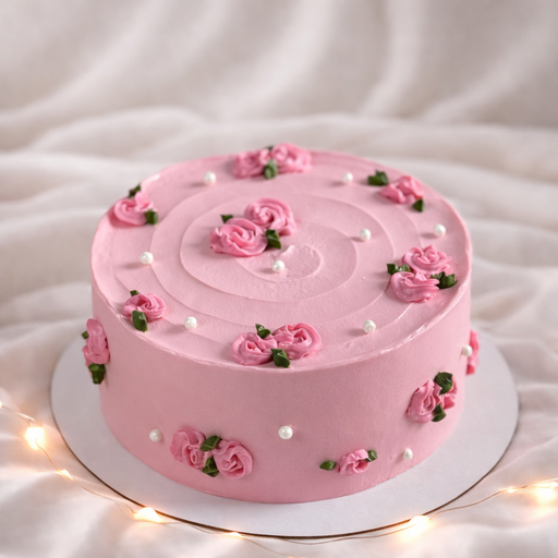 Торт "Розовое настроение"