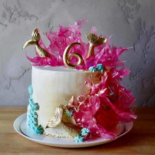 Happy birthday cake Mermaid