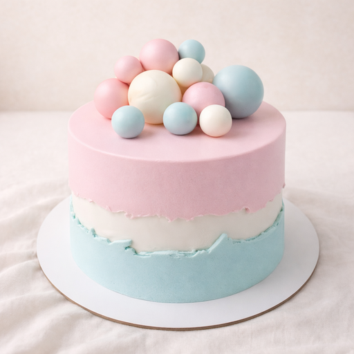 Гендерный торт "Pastel Harmony"