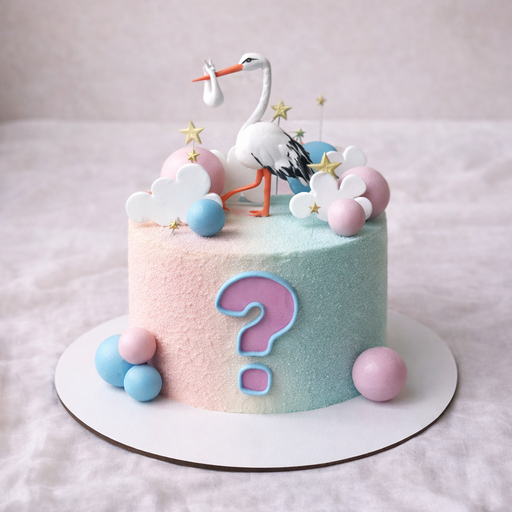 Гендерный торт "Waiting for baby"