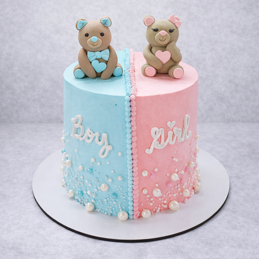 Гендерный торт "Сладкая интрига"