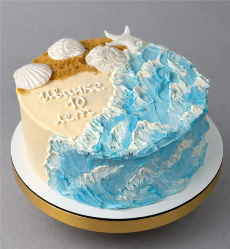 Торт "На волне" Торт "На волне"