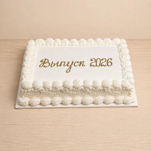 Торт  на выпускной "Выпуск 2026"