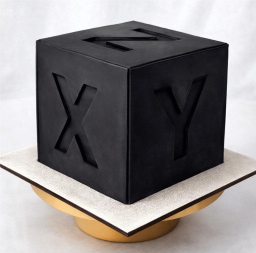 Торт "Чёрный куб"