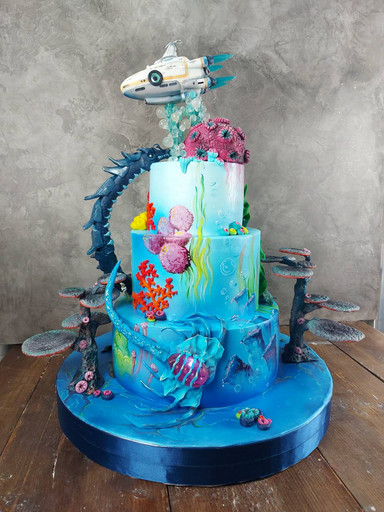 Торт "Подводный мир"